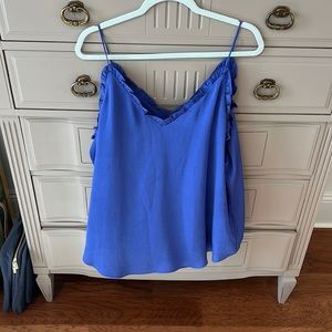 Express blue top